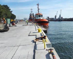 Impregnacja nowych nawierzchni betonowych – Port Gdańsk